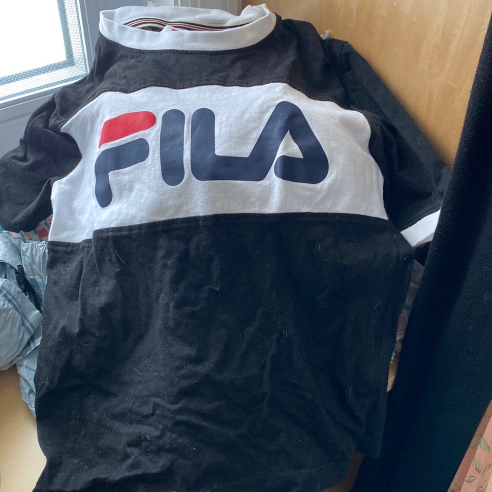 FILA for urban outfitters fitted logo tee